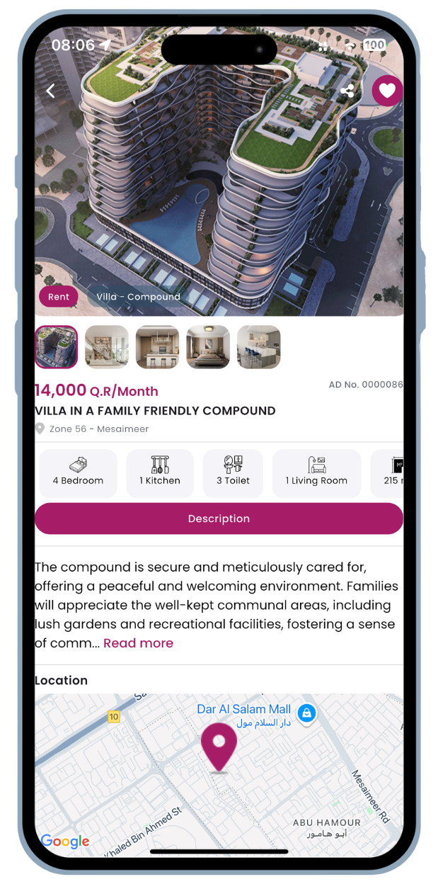 Aqari App Features