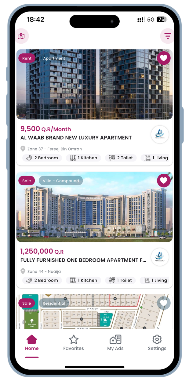 Aqari App Screenshot